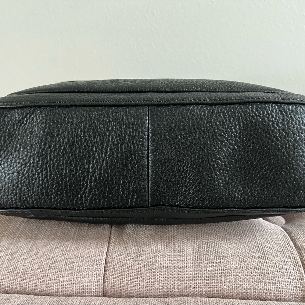 Authentic Michael Kors Crossbody Shoulder Leather Bag Black - Picture 6 of 13